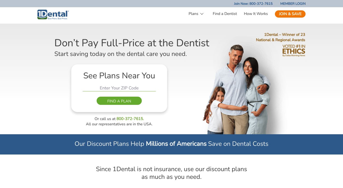 1Dental.com Website