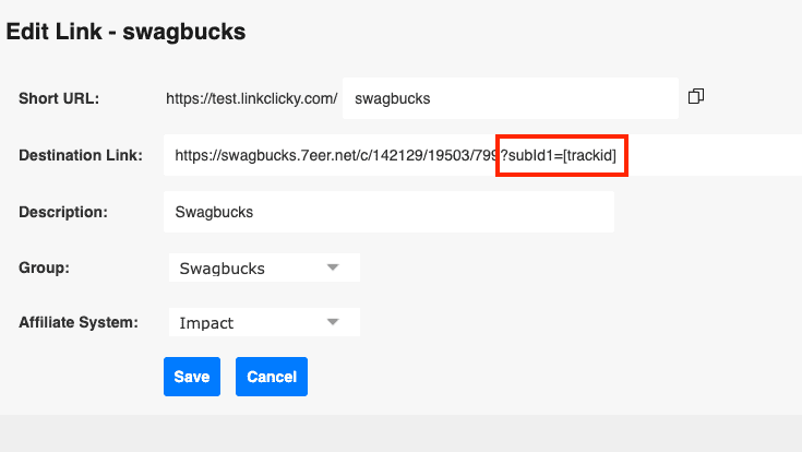 Automatic Subid Tracking