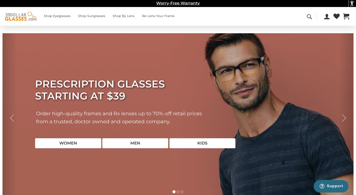 39DollarGlasses Website