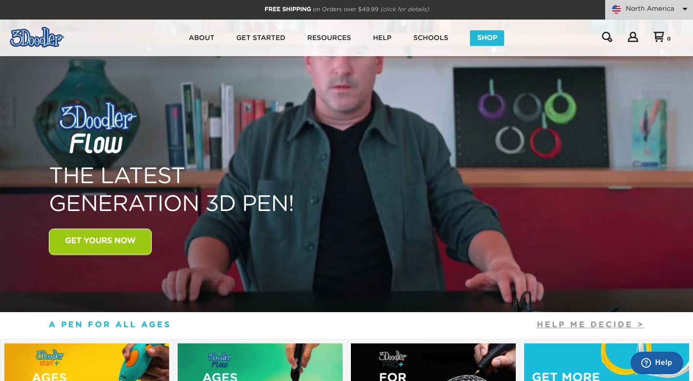 3Doodler Website
