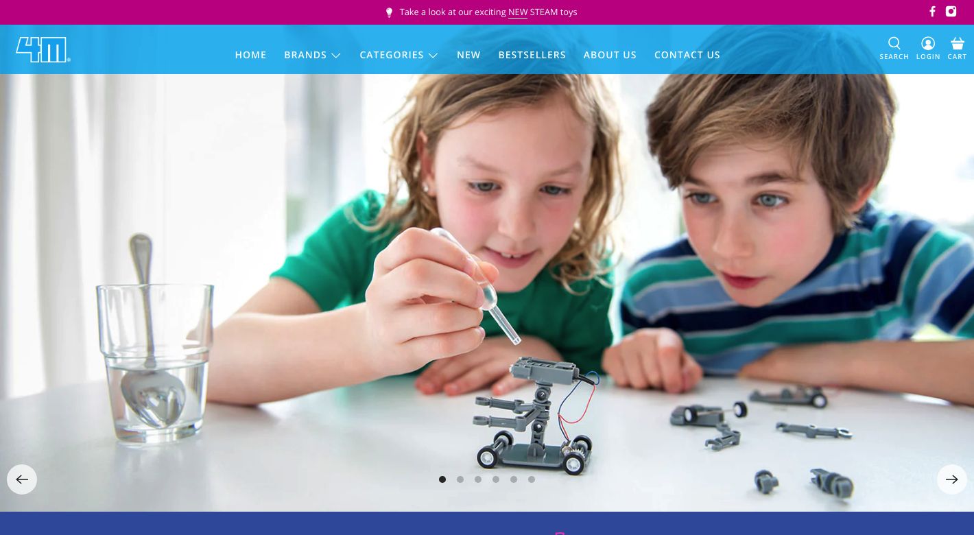 4M Educational STEM Toys Website