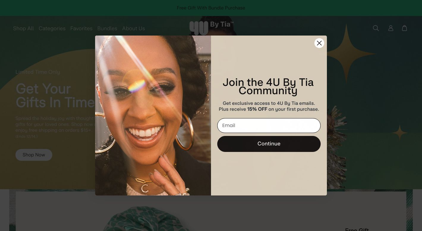 4U by Tia Website