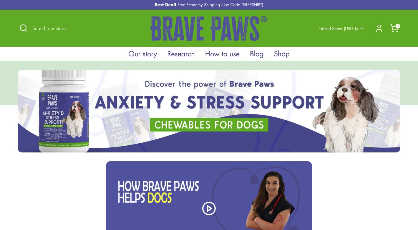 AABEX Brave Paws Website