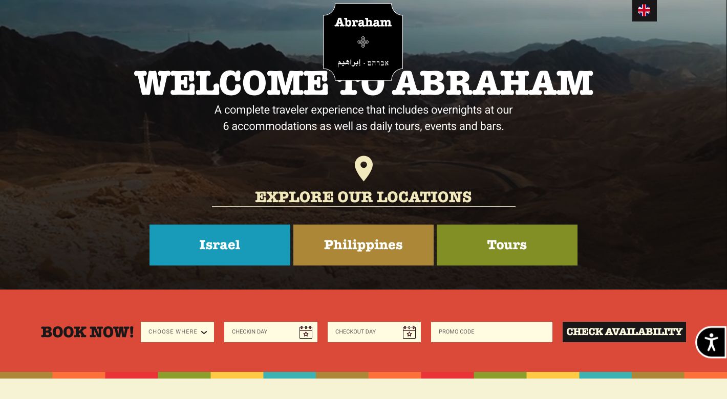 Abraham Travel Website