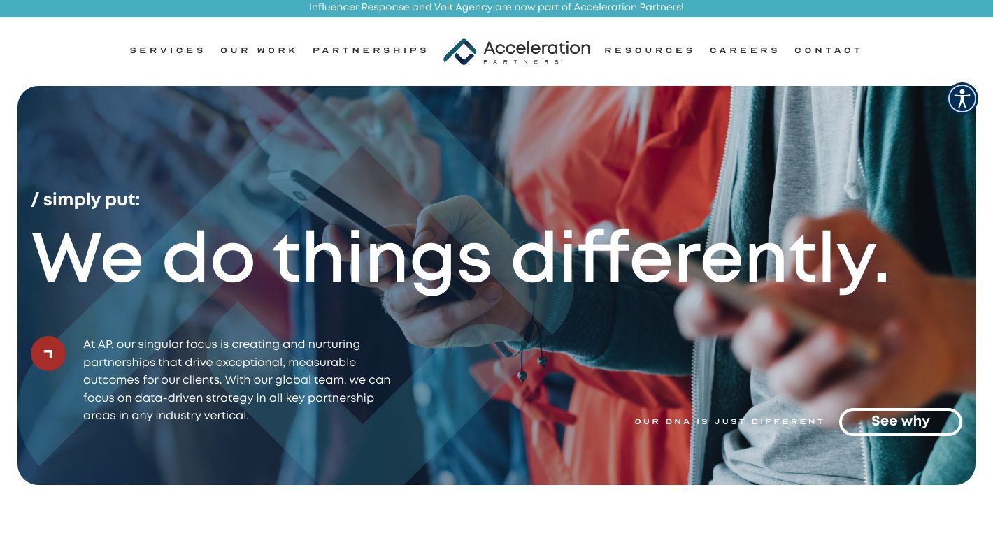 Acceleration Partners Website