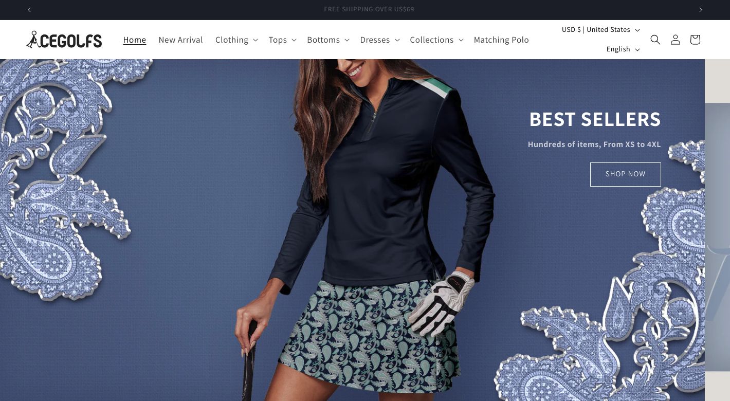 Acegolfs Website