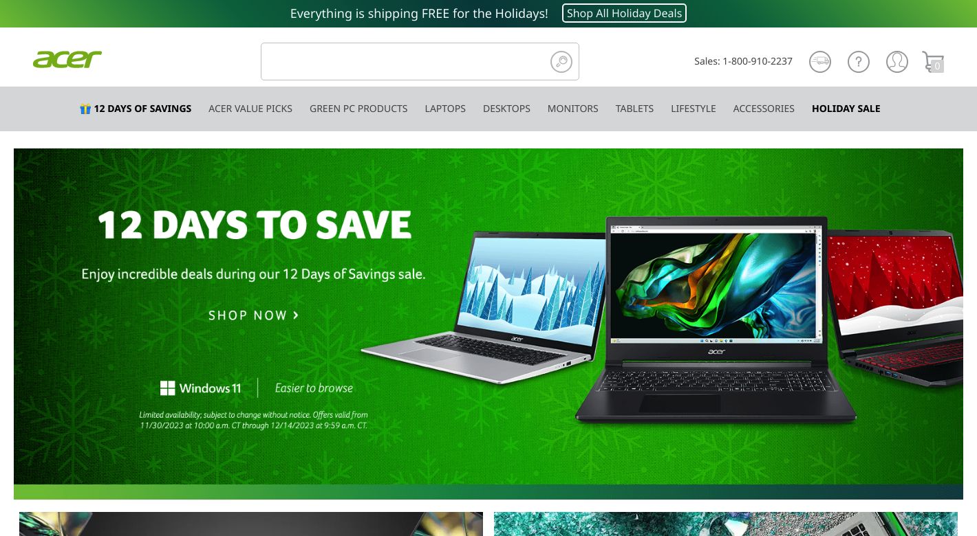 Acer Website