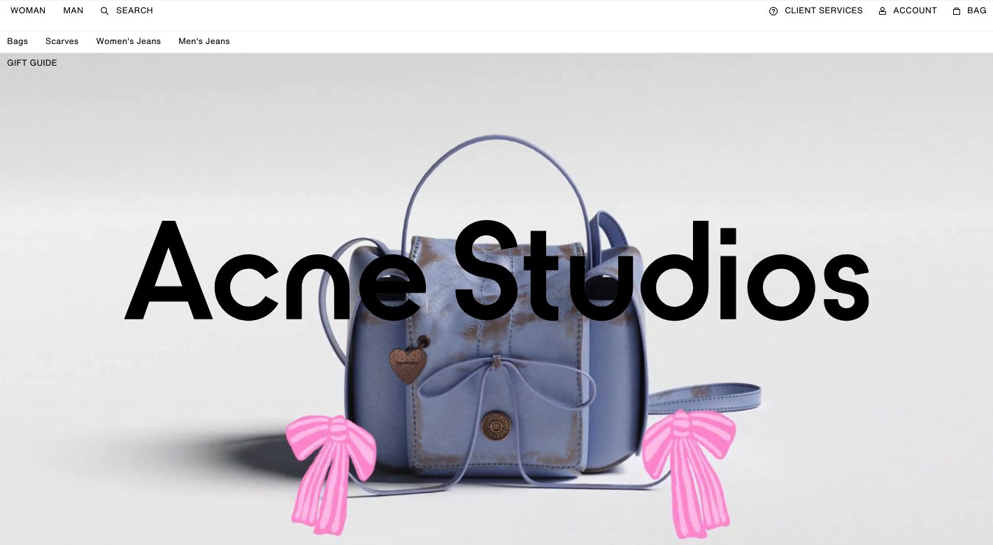 Acne Studios Website
