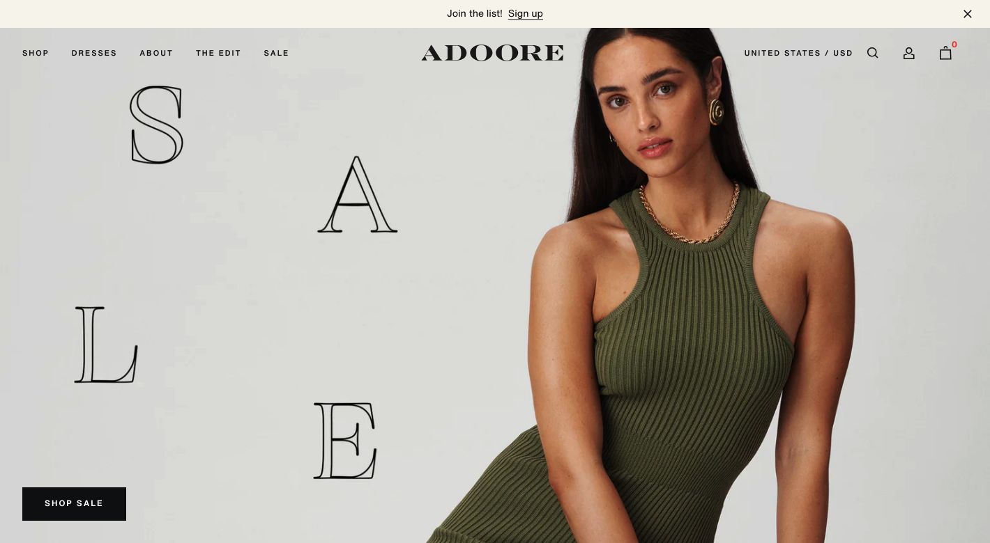 Adoore Website