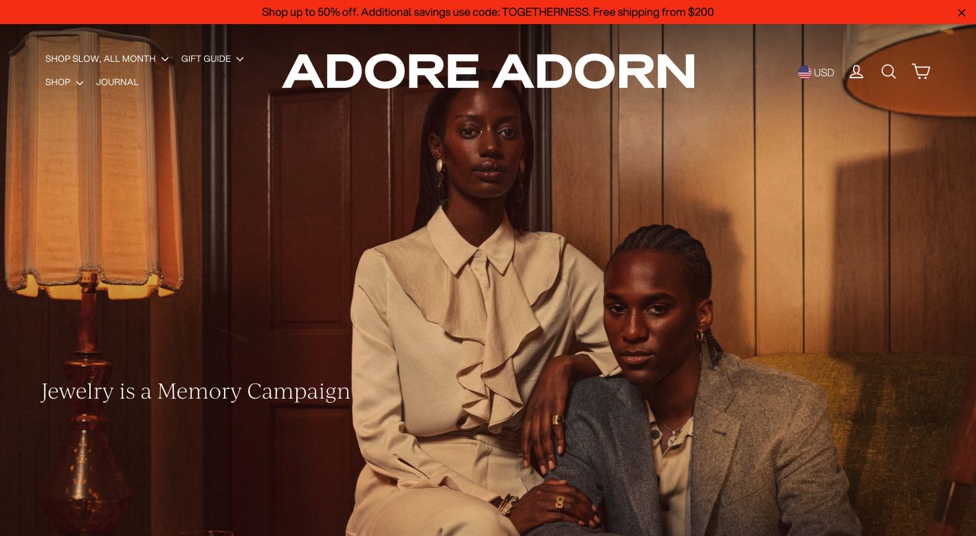 Adore Adorn Website