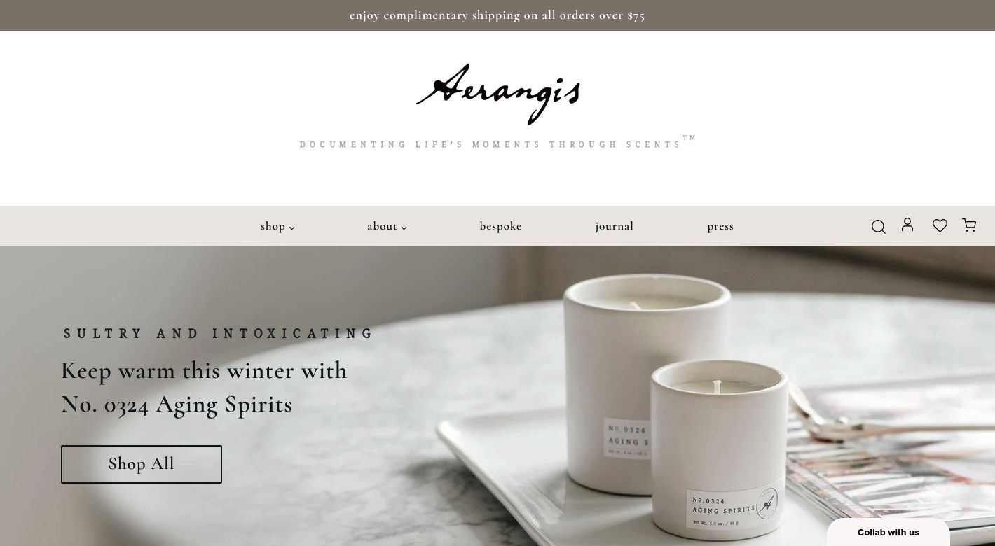 Aerangis Website