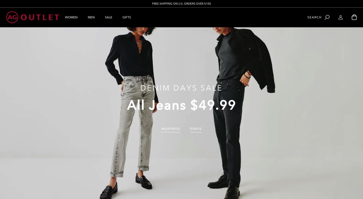 AG Jeans Outlet Website