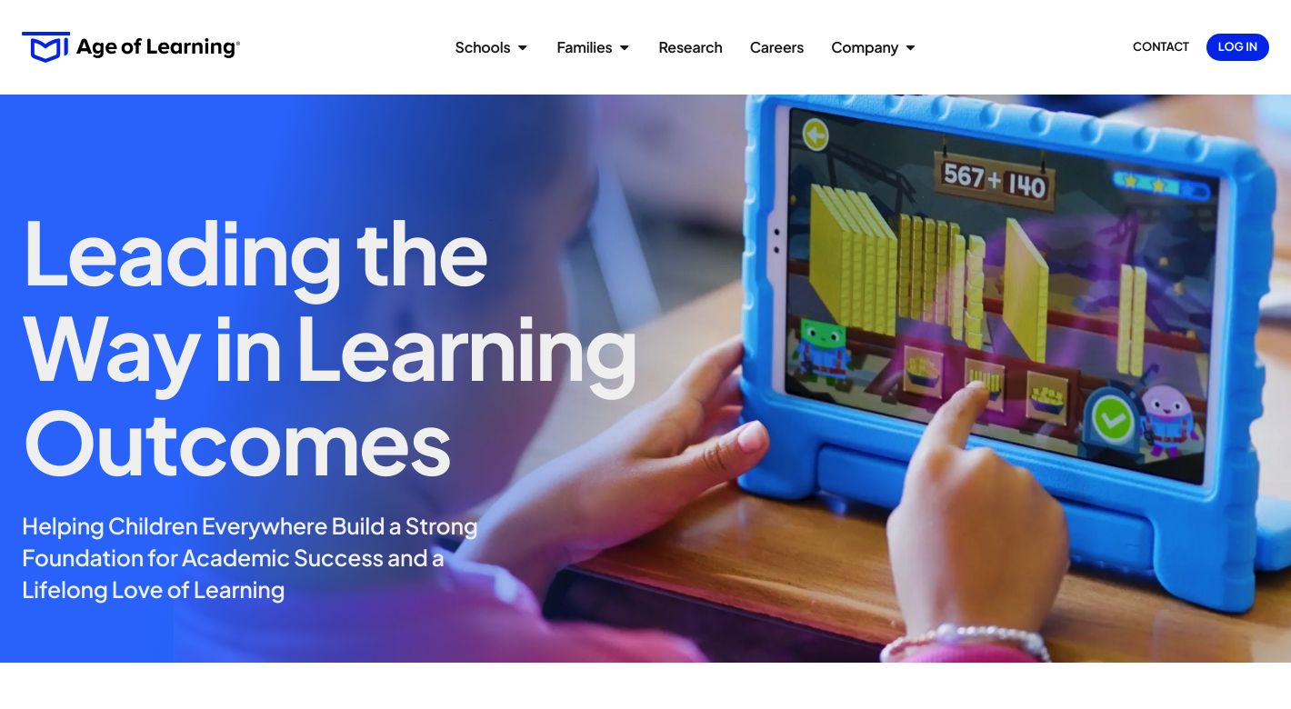 Age of Learning Website