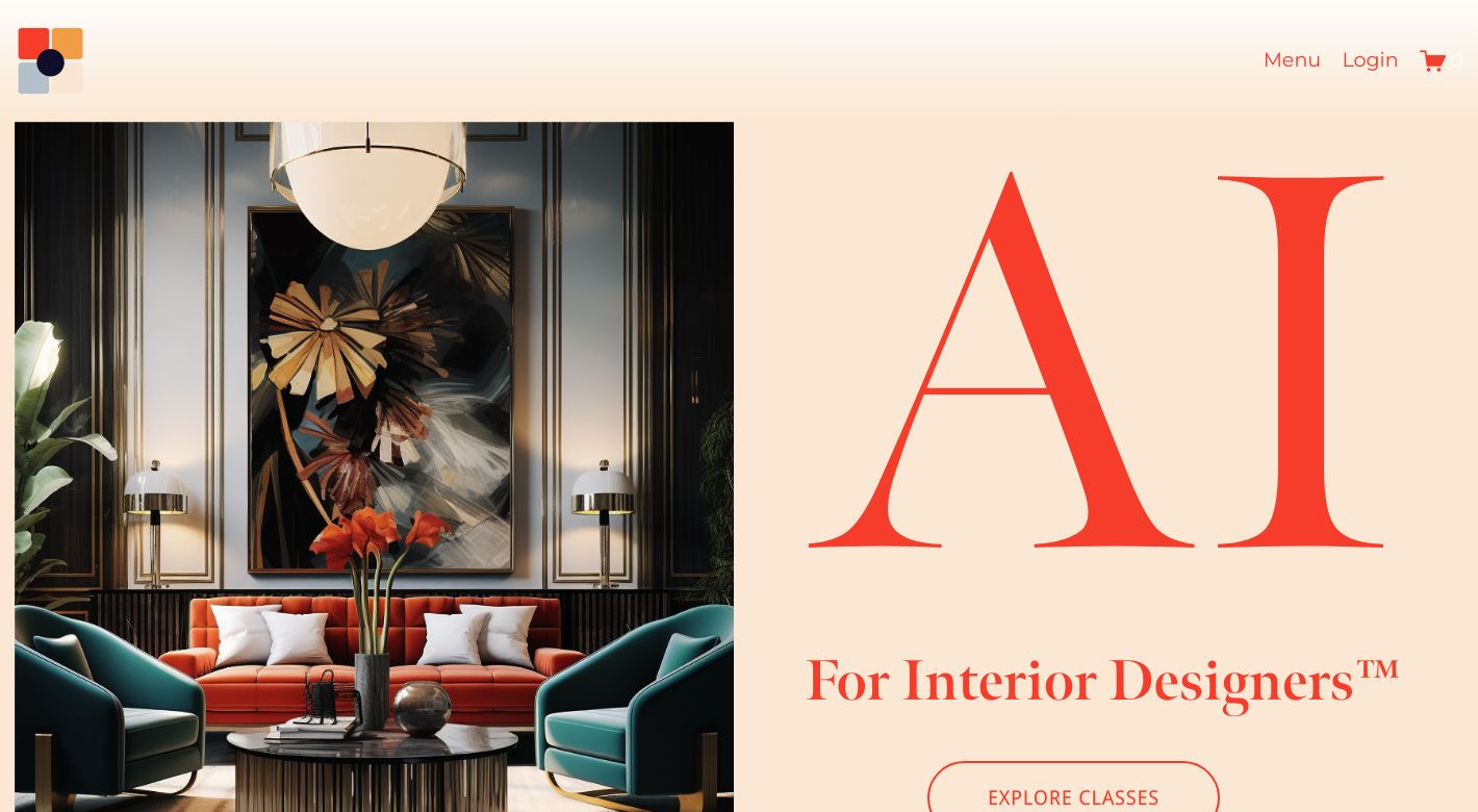 AI for Interior Designers Website