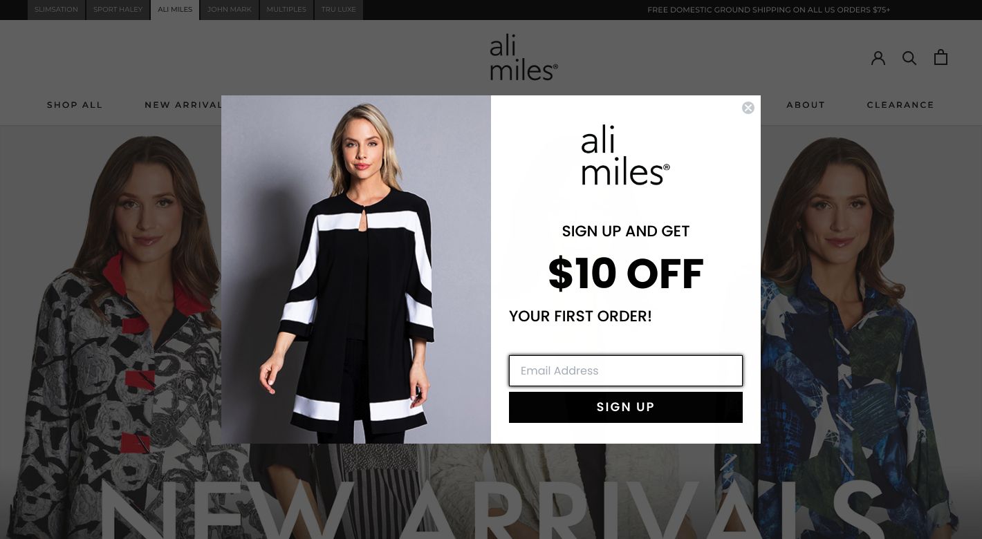 Ail Miles Clothing Website