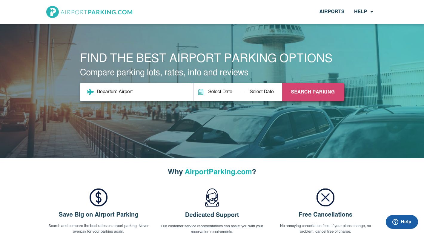 AirportParking.com Website