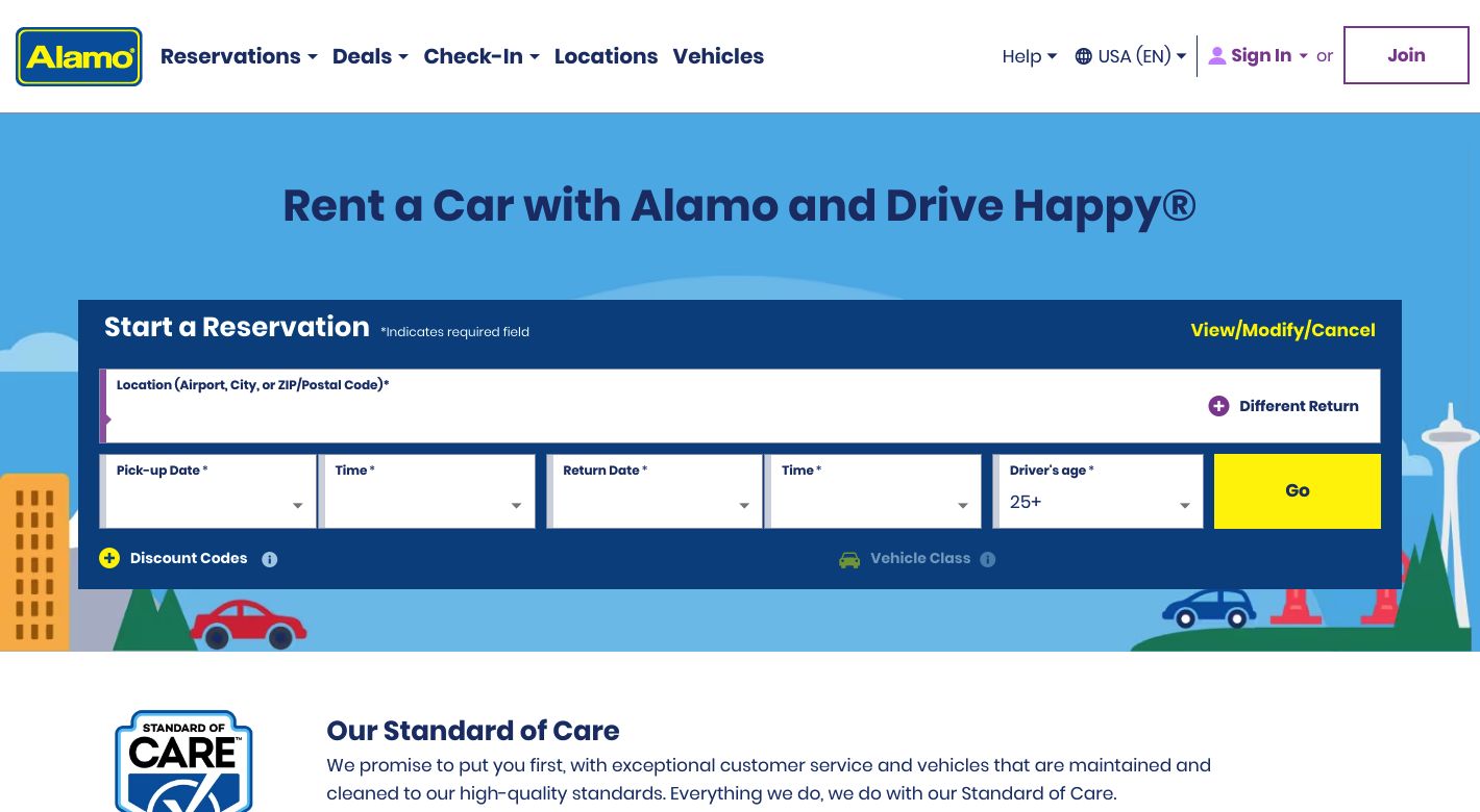 Alamo Website