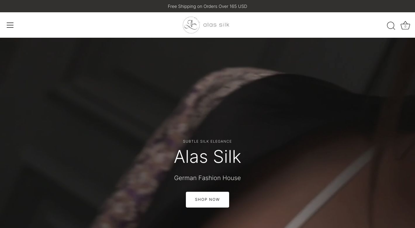 Alas Silk Website