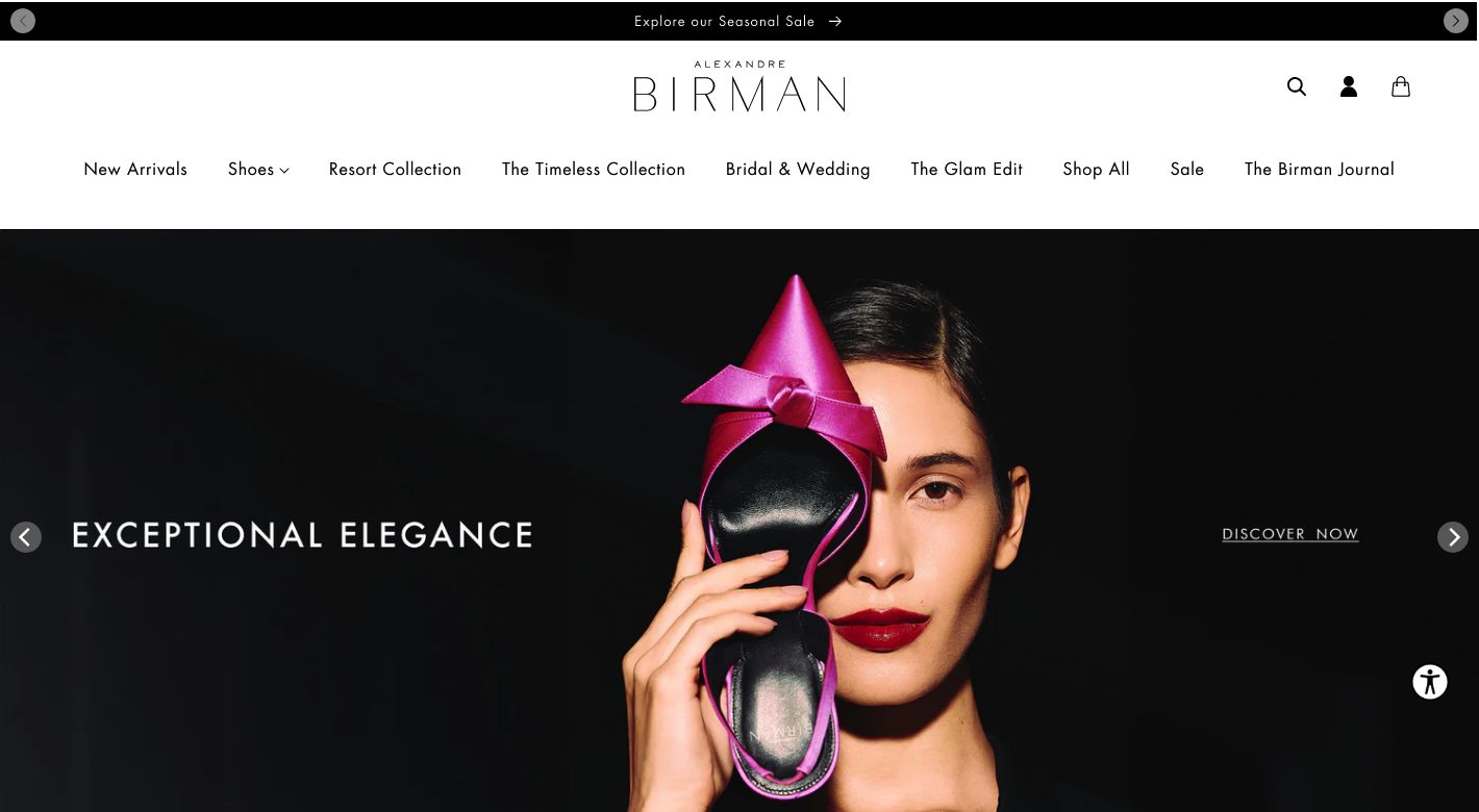 Alexandre Birman Website