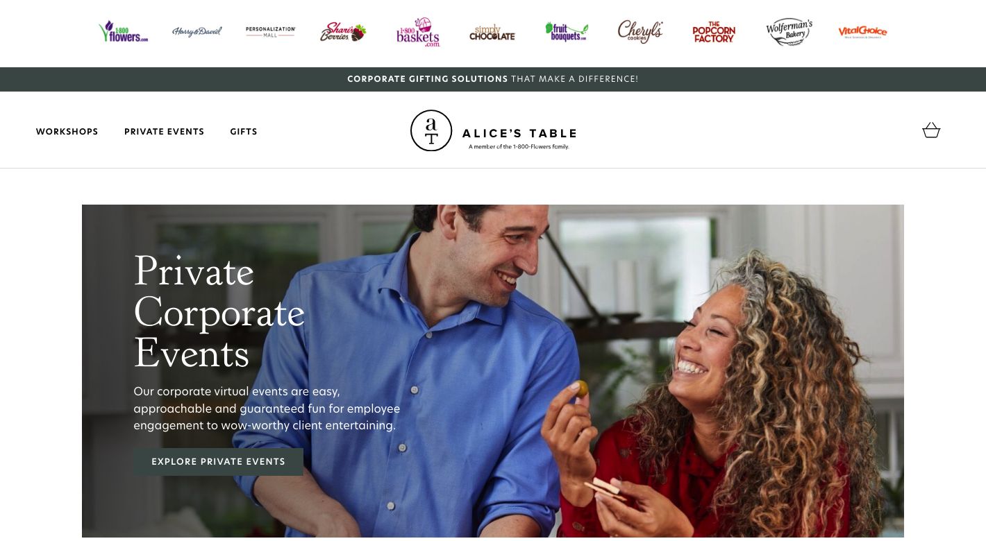 Alice's Table Website