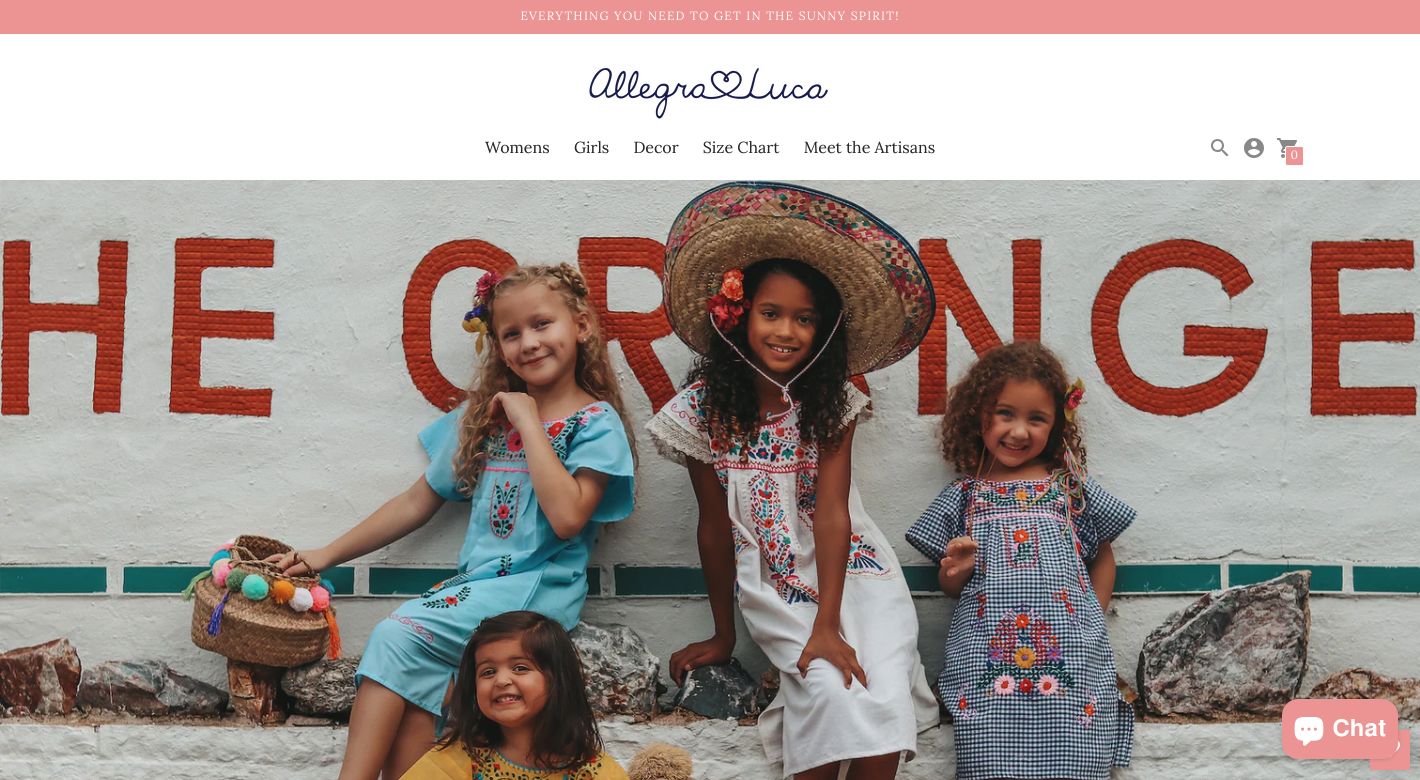 Allegra & Luca Website