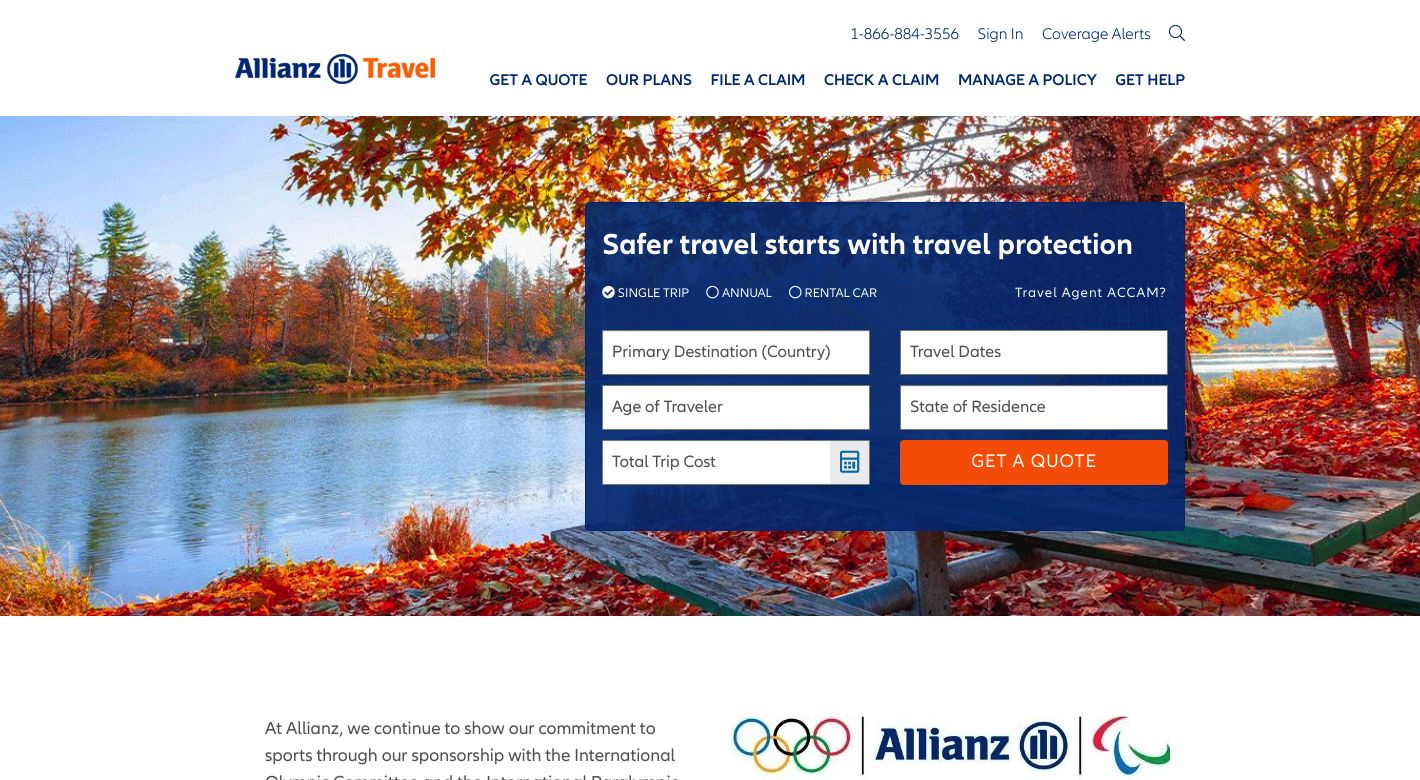 Allianz Assistance Website