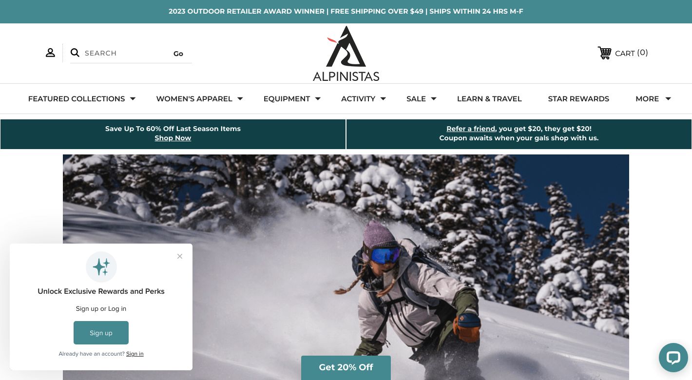 Alpinistas Website