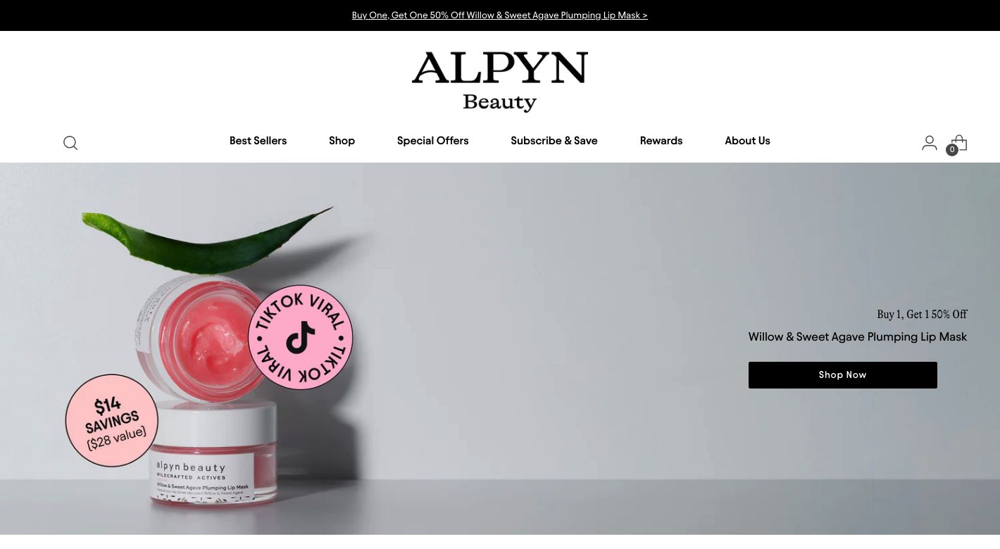 Alpyn Beauty Website