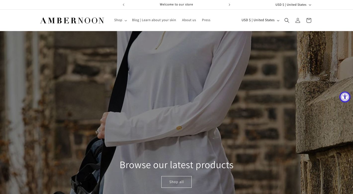 AMBERNOON Website