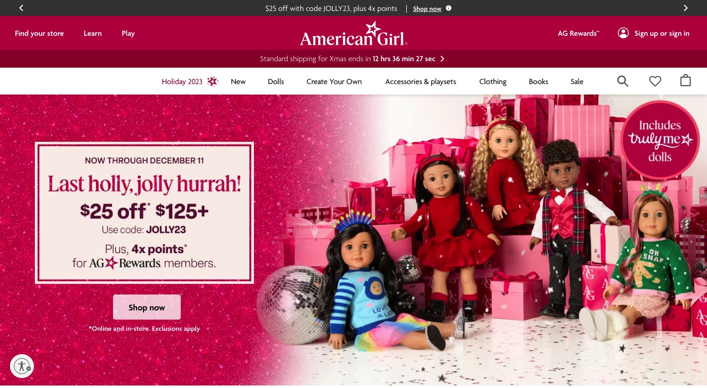 American Girl Website