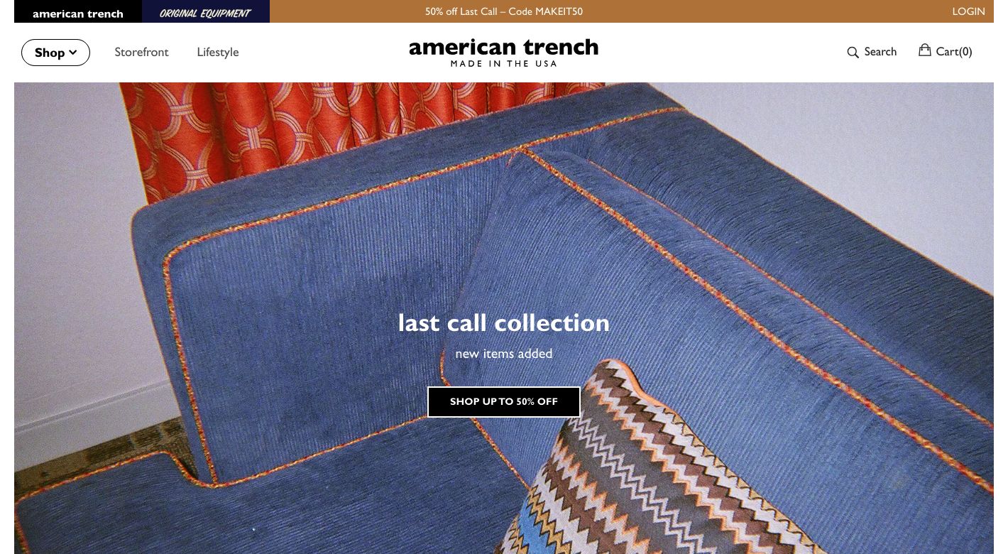 American Trench Website