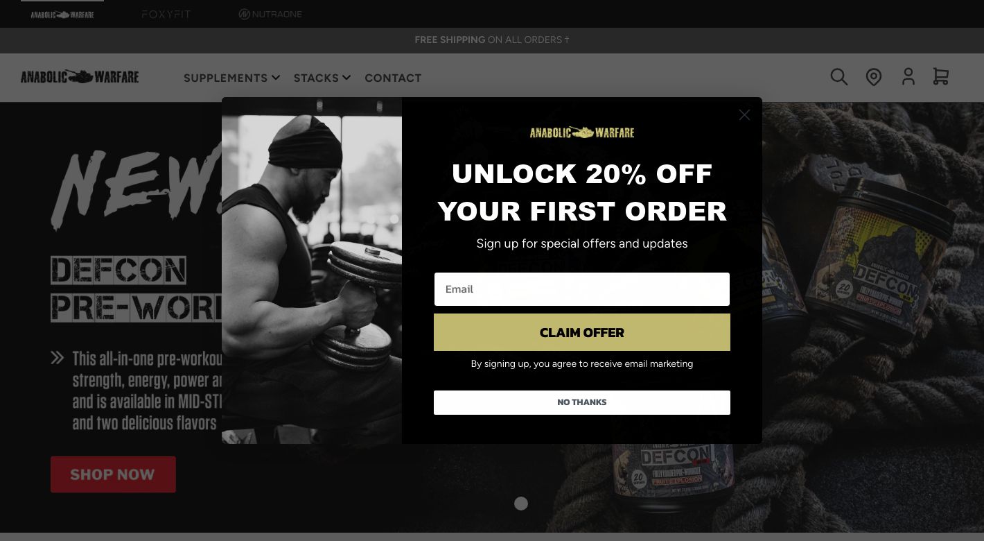 Anabolic Warfare Website