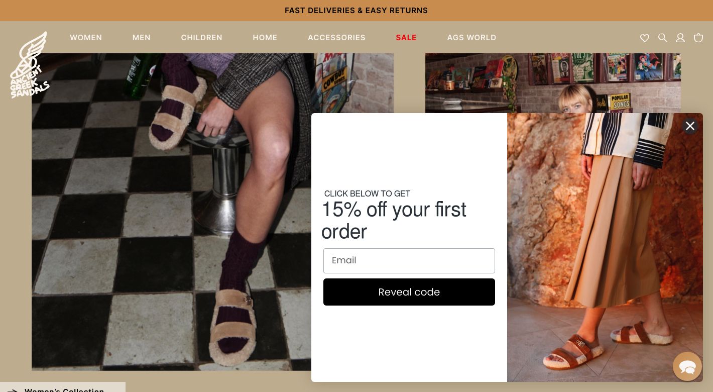 Ancient Greek Sandals Website
