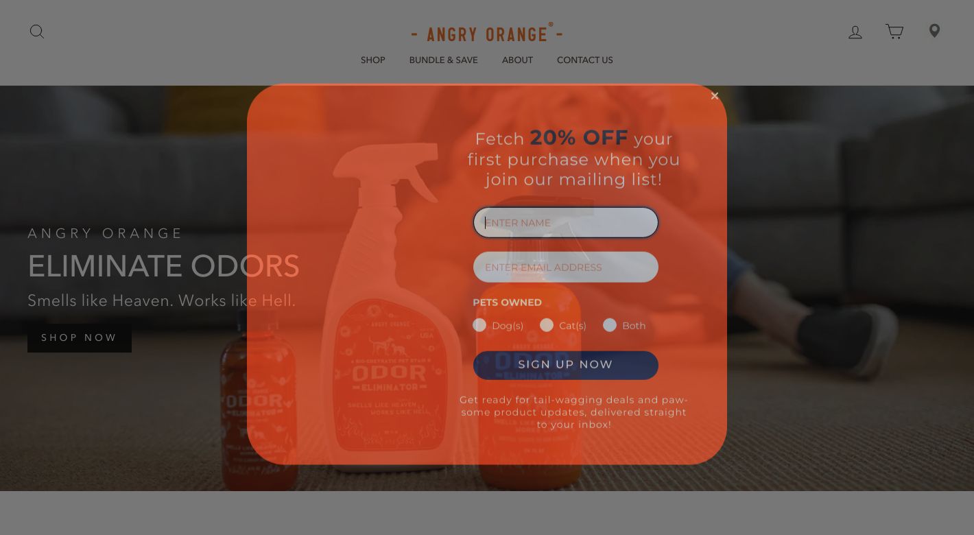 Angry Orange Website