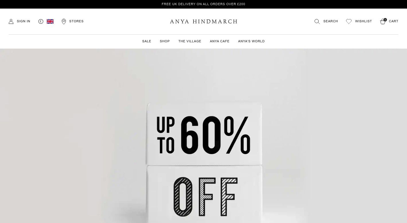 Anya Hindmarch Website