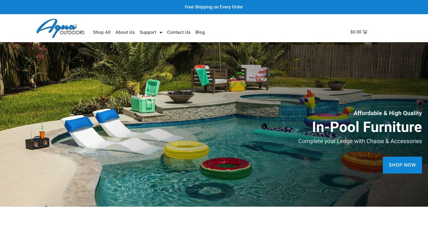 Aqua Outdoors Website