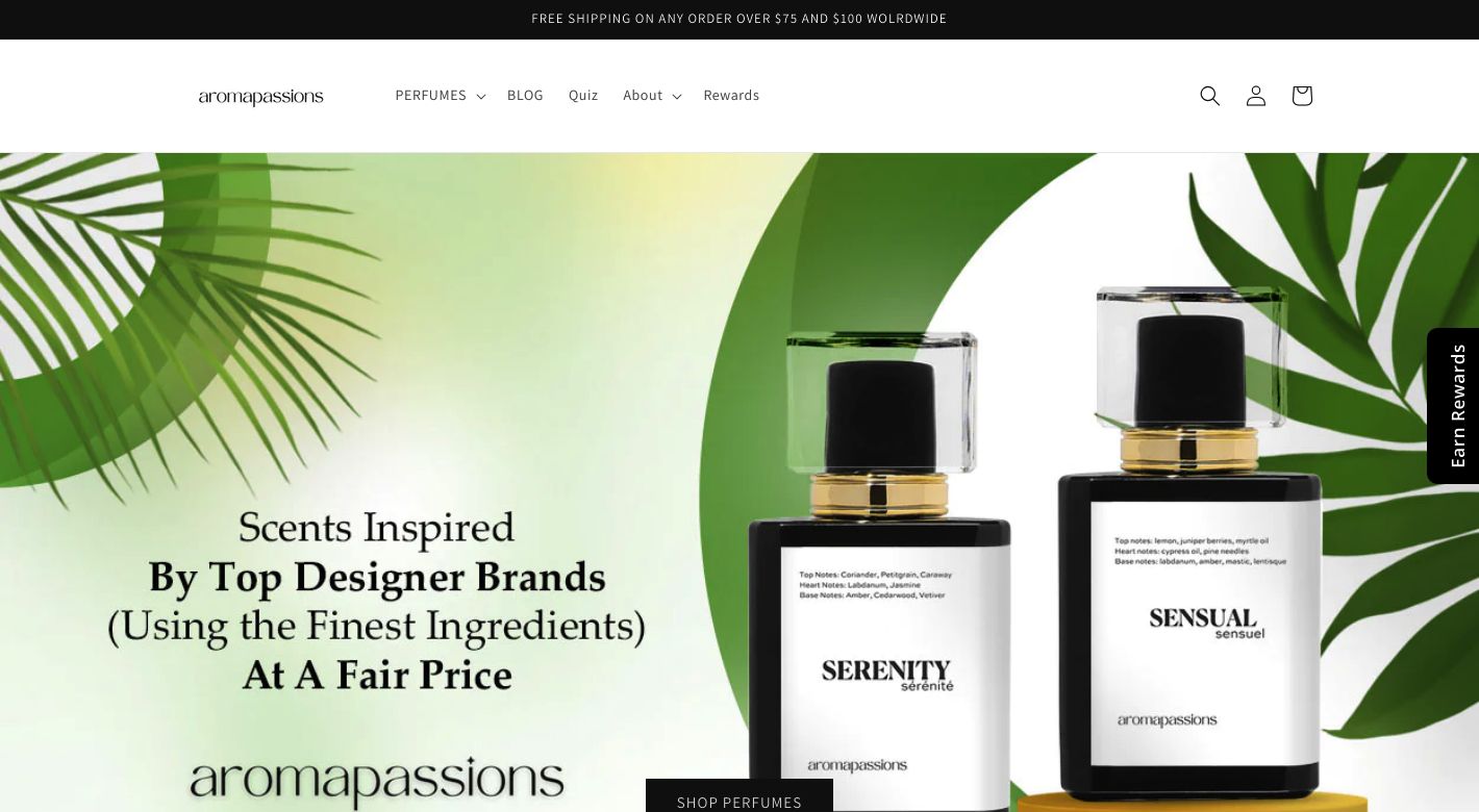 AromaPassions Website