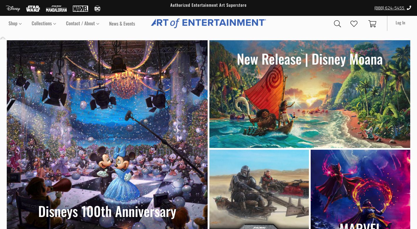 Art of Entertainment Website