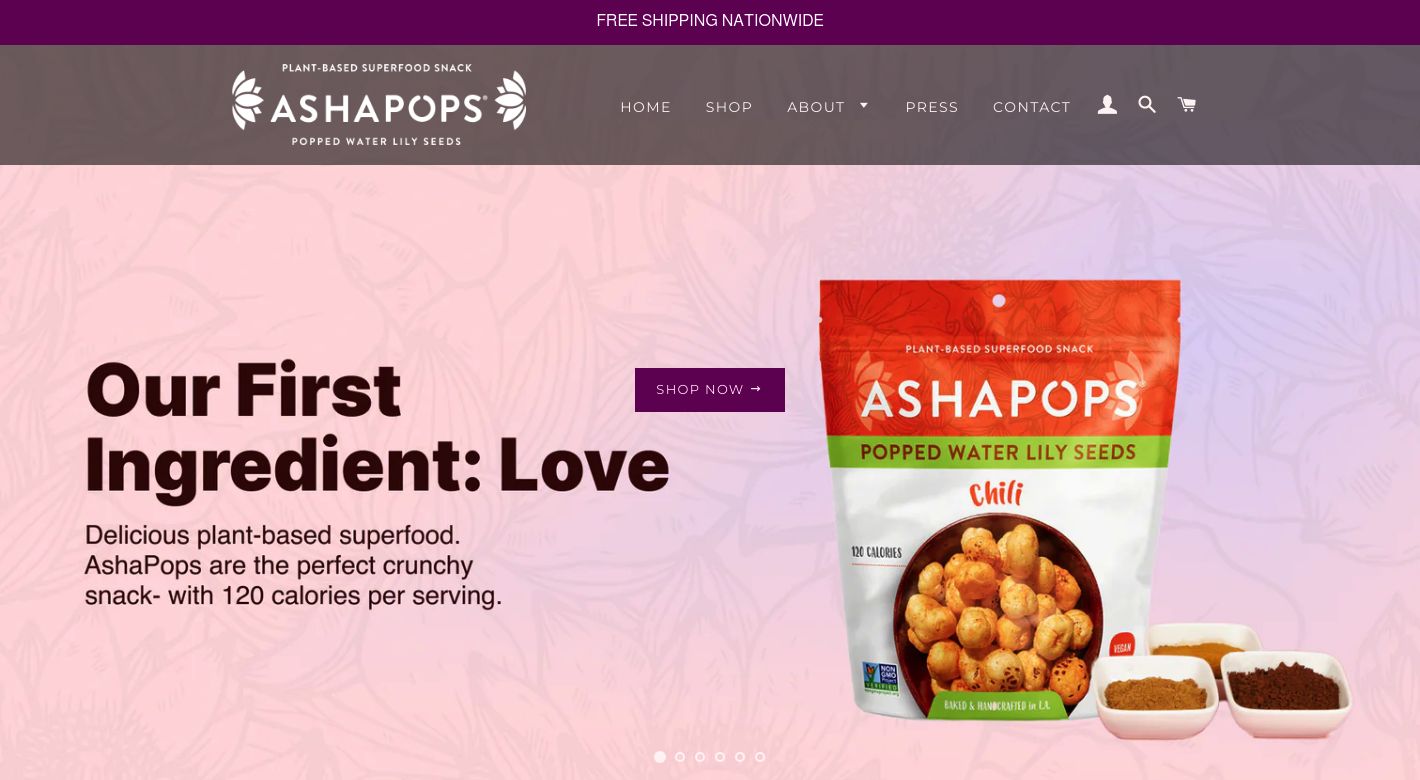 AshaPops Website