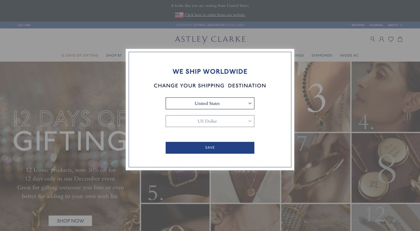 Astley Clarke Website
