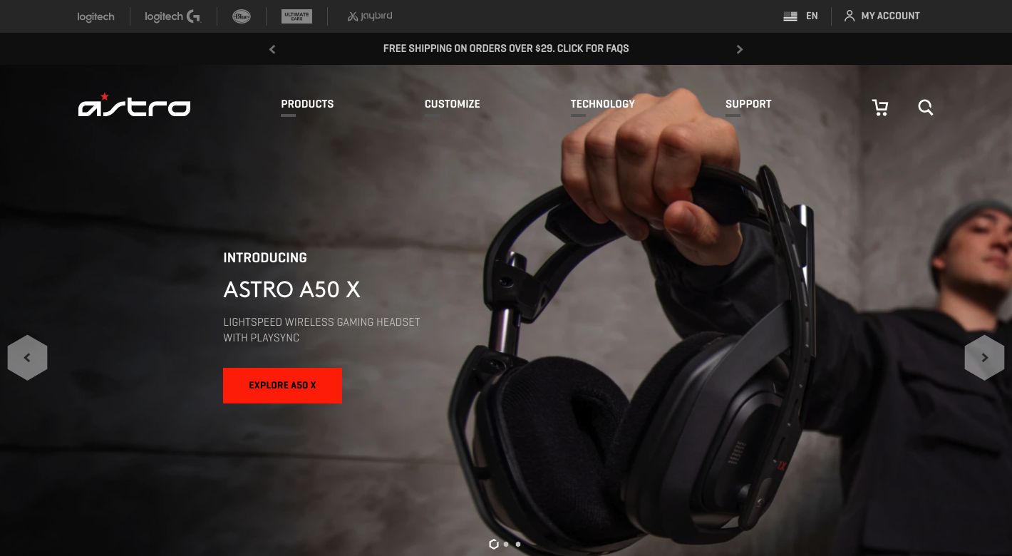 Astro Gaming Website