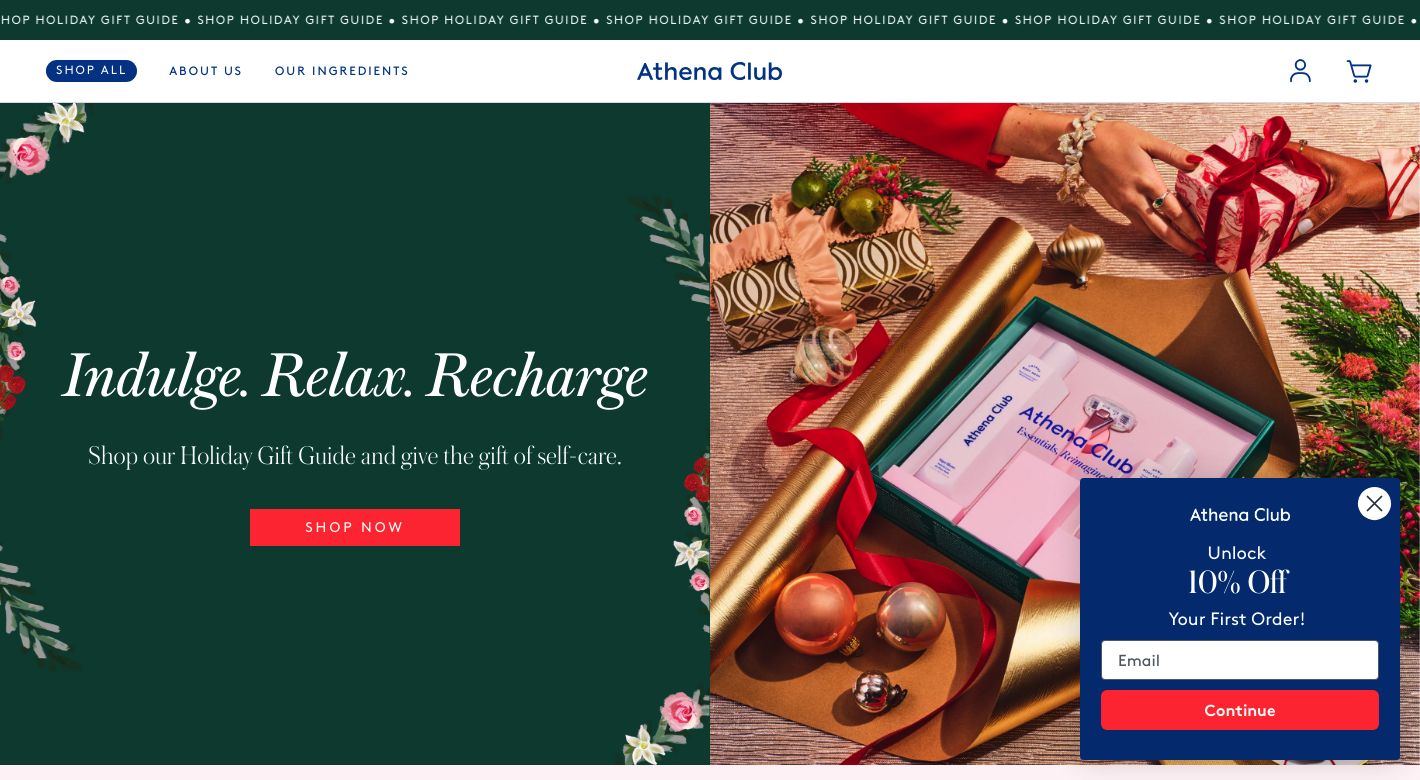 Athena Club Website