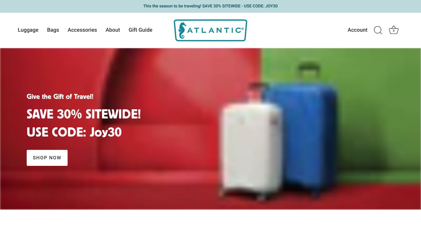 Atlantic Luggage Website