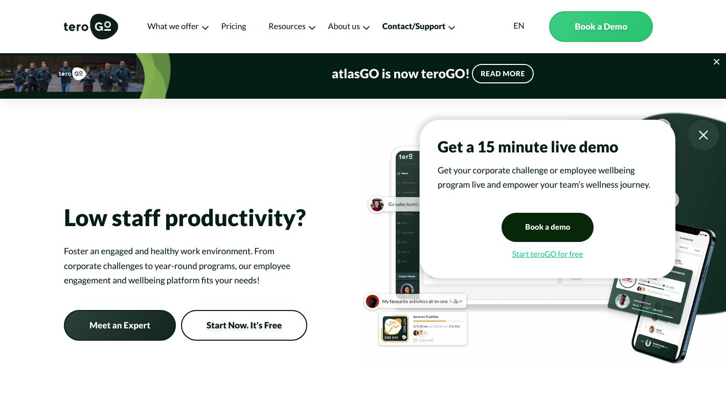 atlasGO Website