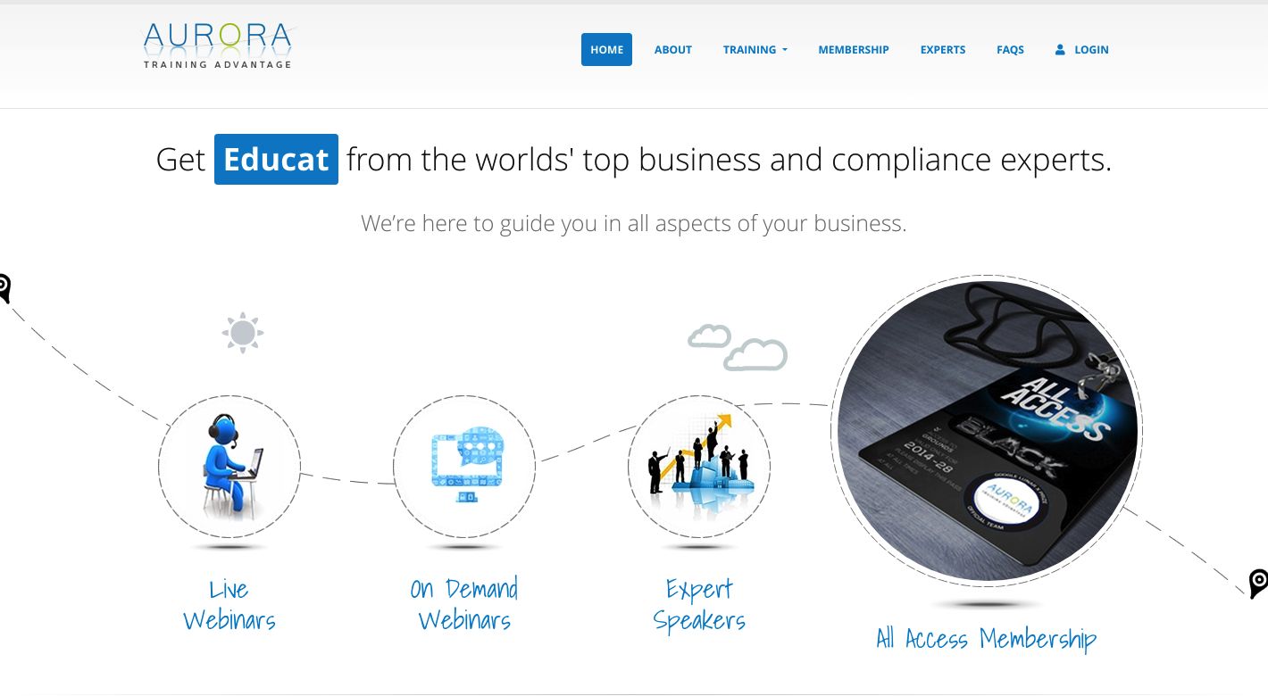Aurora Training Advantage Website