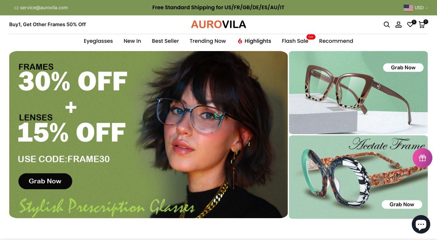 AUROVILA Impact Website