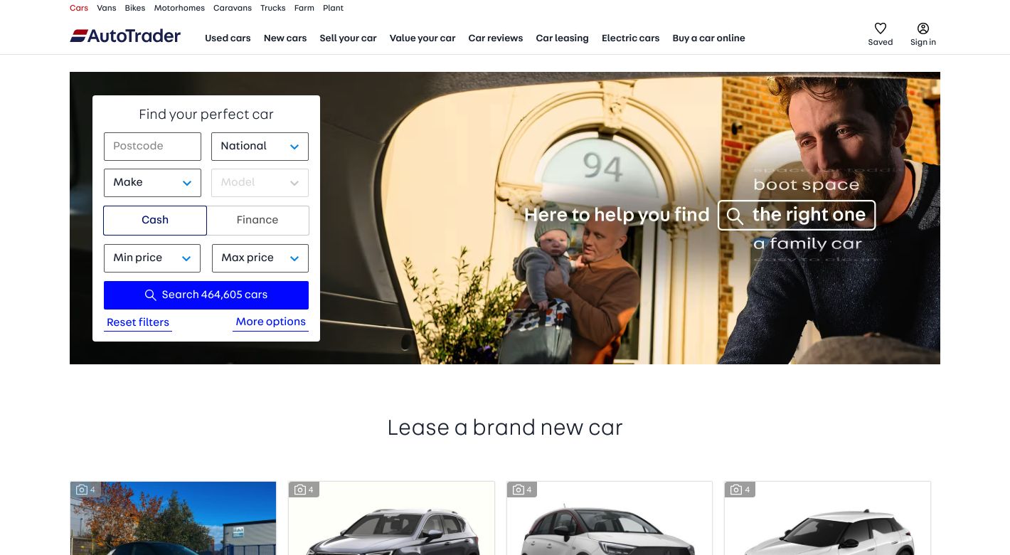 Auto Trader Website