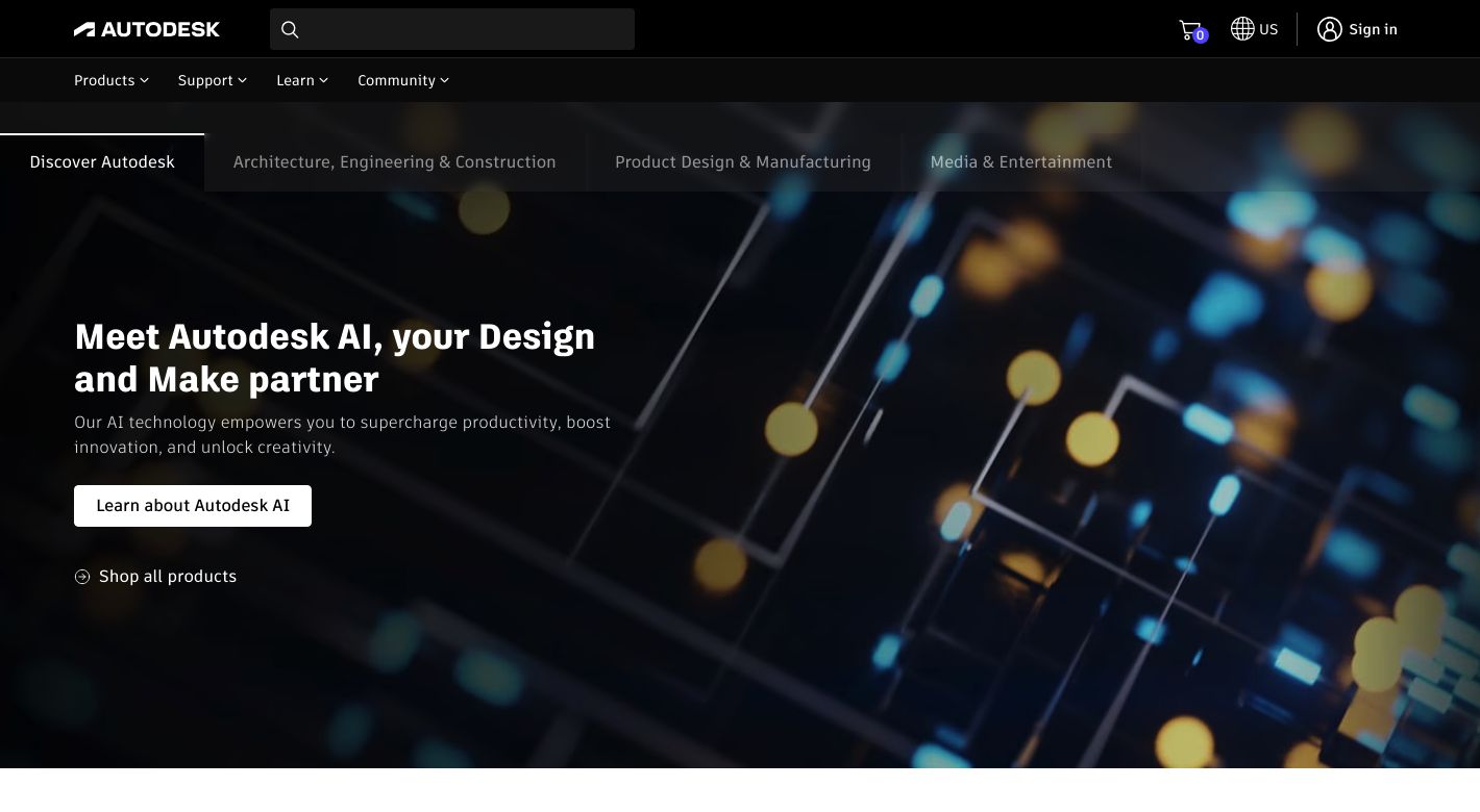 Autodesk Website