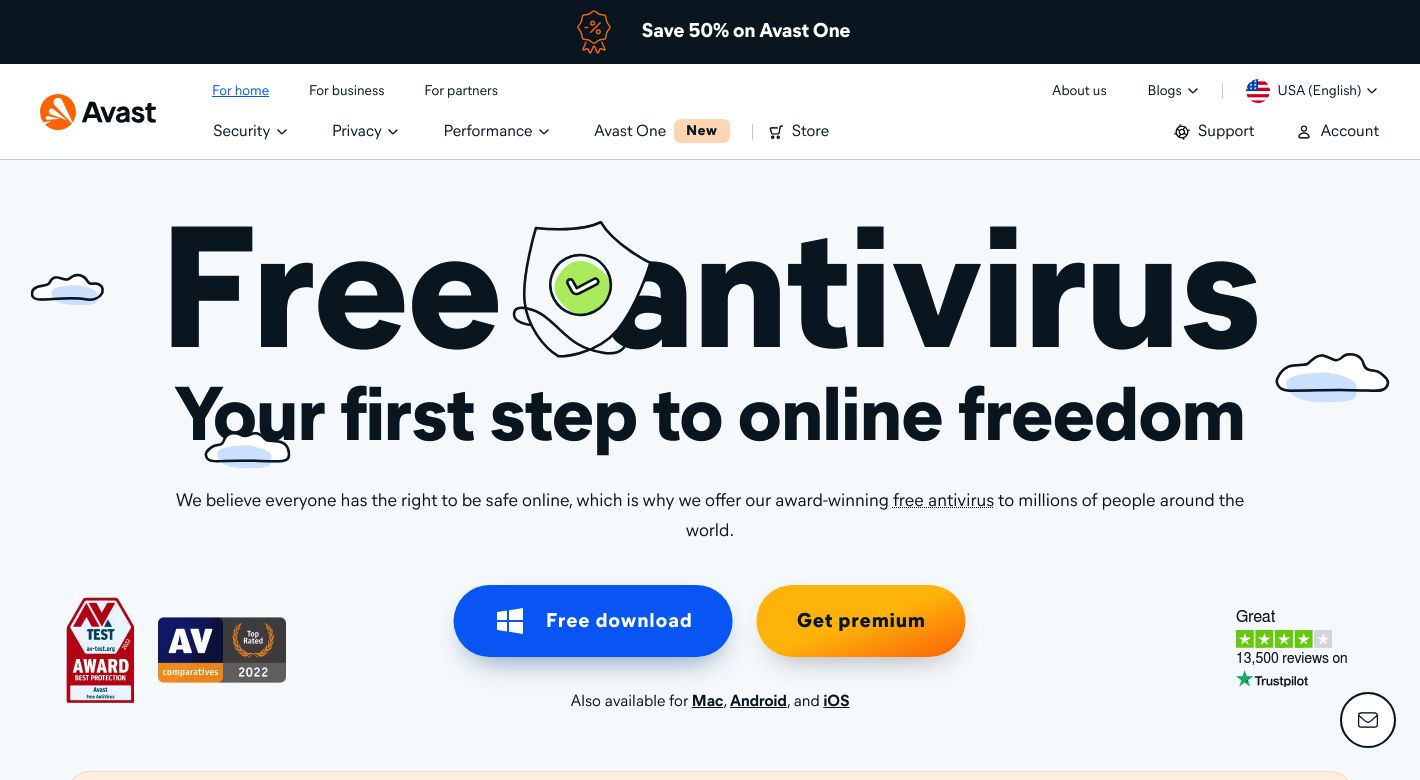 Avast Website