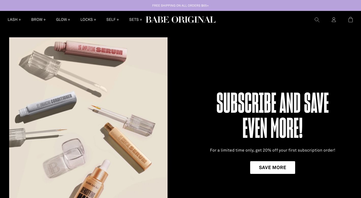 Babe Lash Website